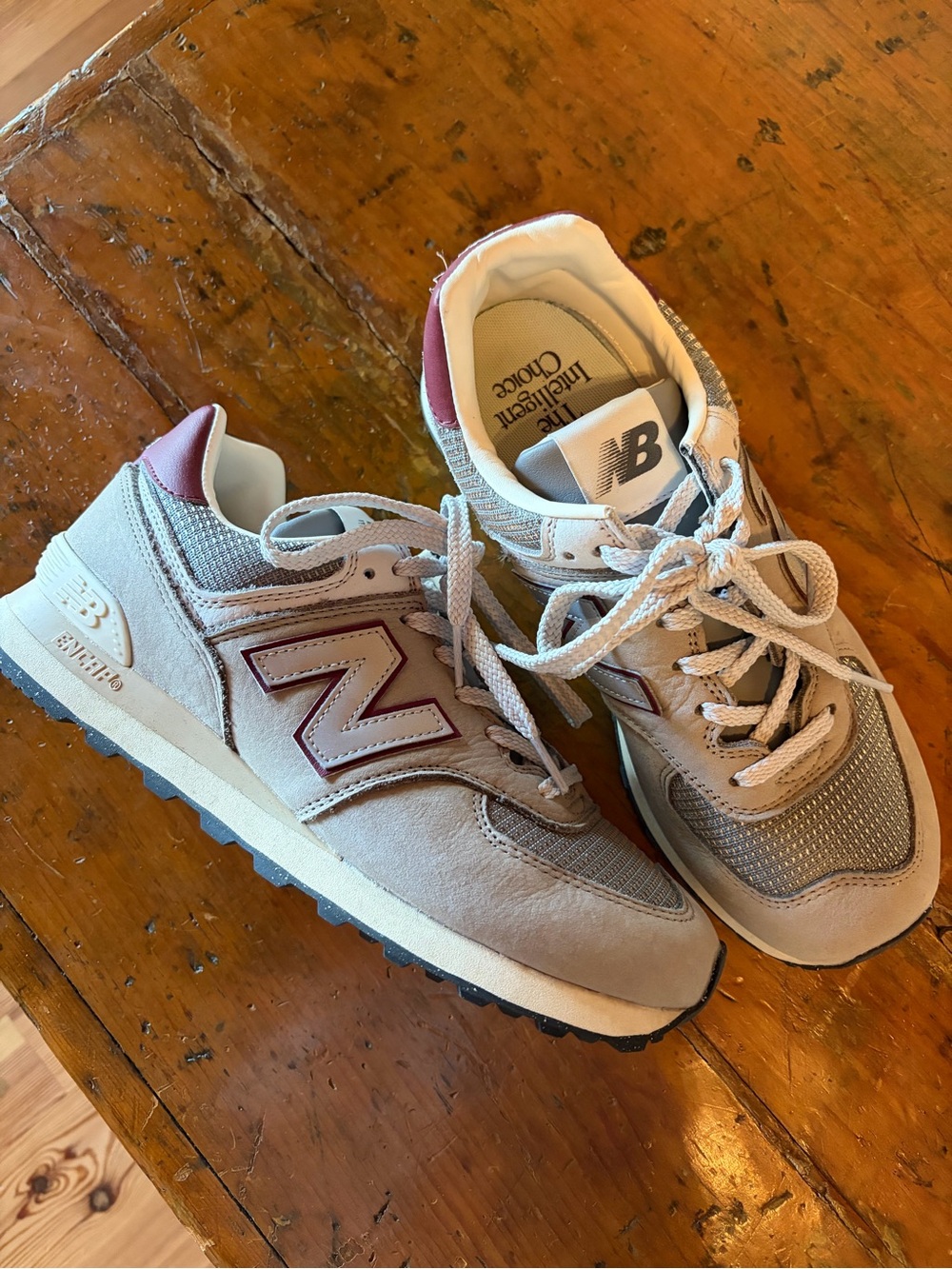 New Balance Women's Sneakers in Mint Green and Silver Accents